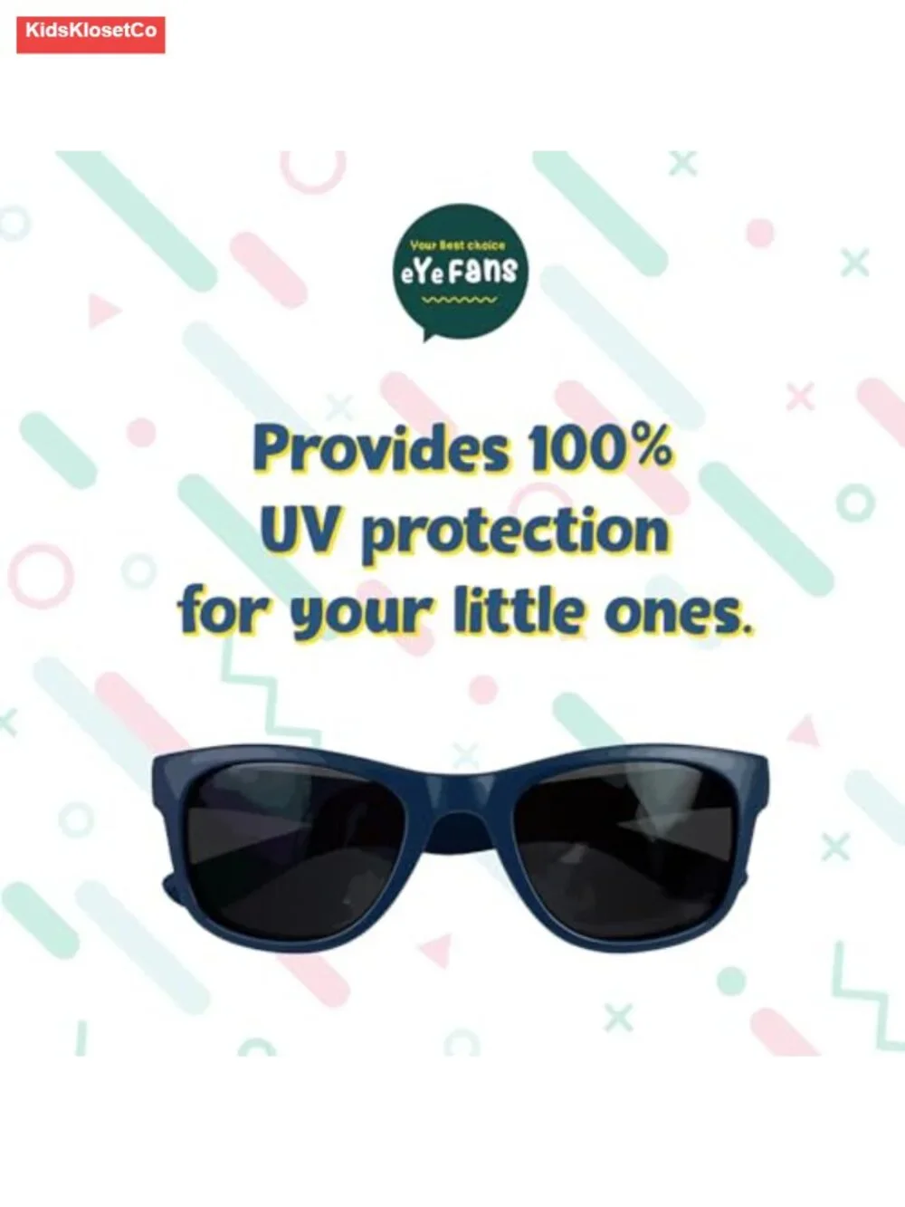 Kids Sunglasses UV400 Bendable TPEE Frame BPA-Free Sport